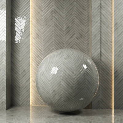 (4k)(5color)Carolina Polished Ceramic Wall Tiles Set 1-Seamless — Вид 3