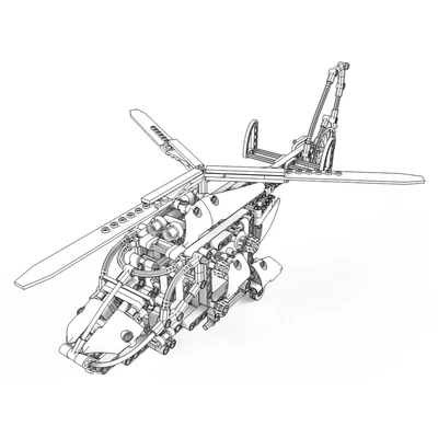Lego Technic Rescue Helicopter — Ver 2