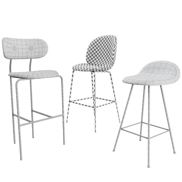 GUBI bar chairs and stools collection — Descargar
