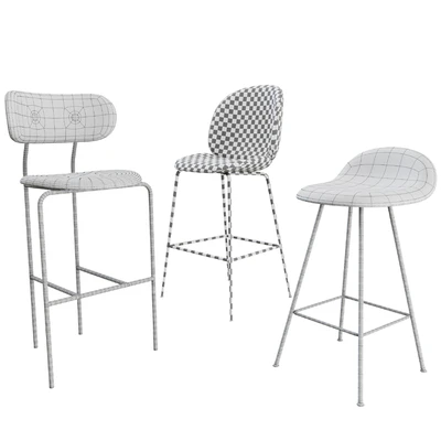 GUBI bar chairs and stools collection — Ver 2