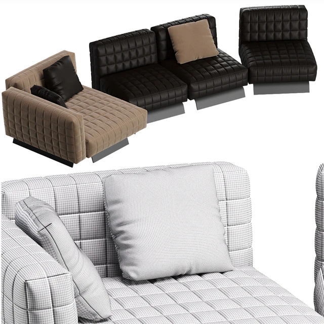 Minotti TWIGGY Modular Sofa 05 — Descargar