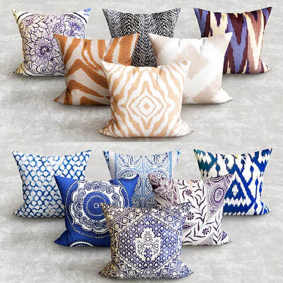LANAI COLLECTION TRIBAL CIRCLE PILLOW — download