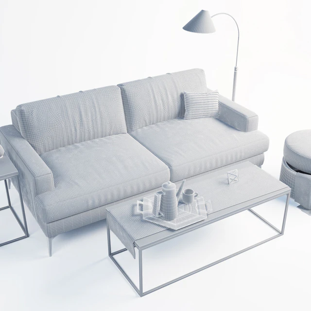 Andes west elm sofa set — Скачать