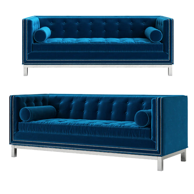 Jonathan Adler Lampert Sofa with Nickel Nailhead Trim — Скачать