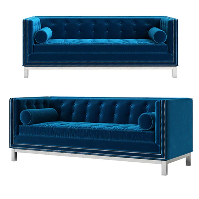 Jonathan Adler Lampert Sofa with Nickel Nailhead Trim — Вид 1