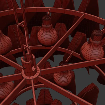 Vetro Chandelier — Ver 4