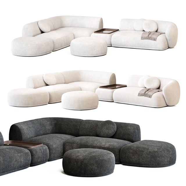 Rene Sofa by Meridiani Set 2 — Descargar