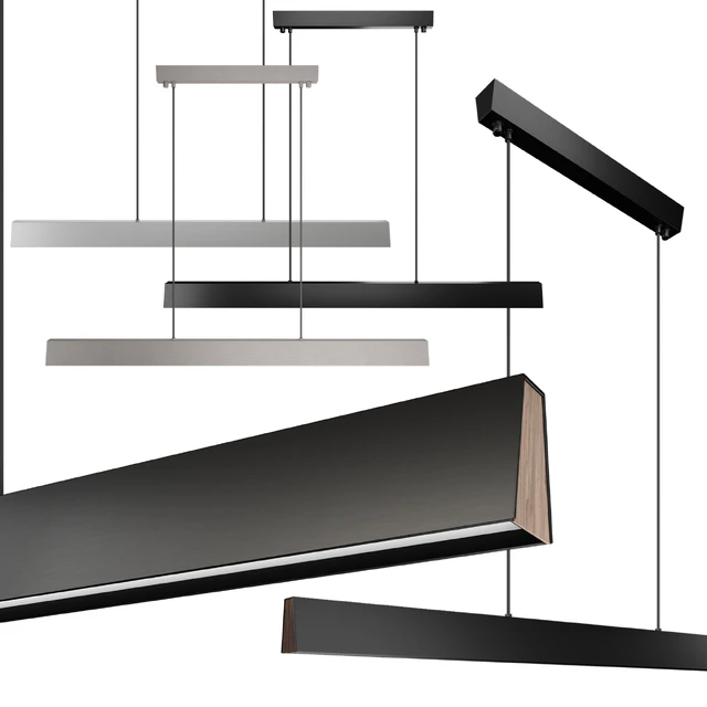 Flair LED Linear Suspension Light by Blackjack — Скачать