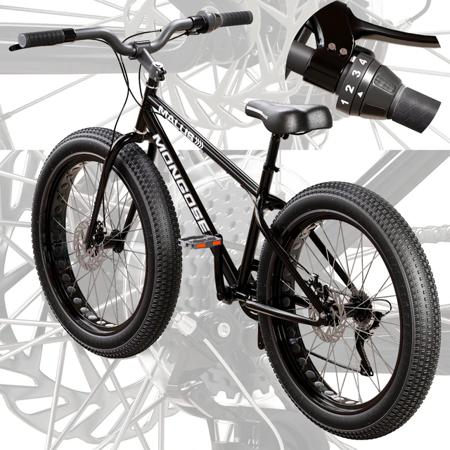 Mongoose Malus Mens and Women Fat Tire Mountain Bike — Descargar