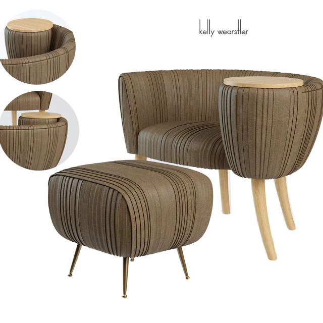 SOUFFLE COCKTAIL CHAIR, SOUFFLE OTTOMAN — Скачать