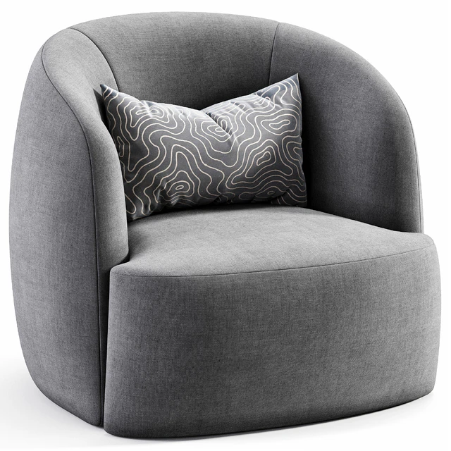 Boucle Armchair Pacific By Loft Concept — Скачать