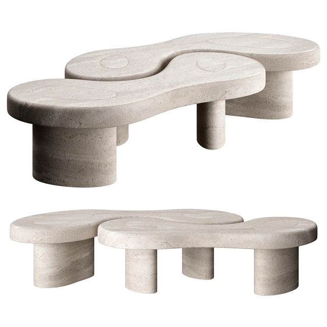 U & ME TABLE TRAVERTINE — Скачать