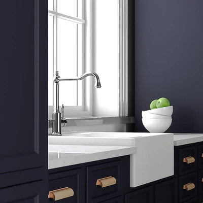 Customized navy kitchen — Вид 3