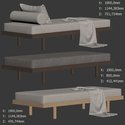 Современная минималистичная кушетка by Revival Rugs — Вид 4