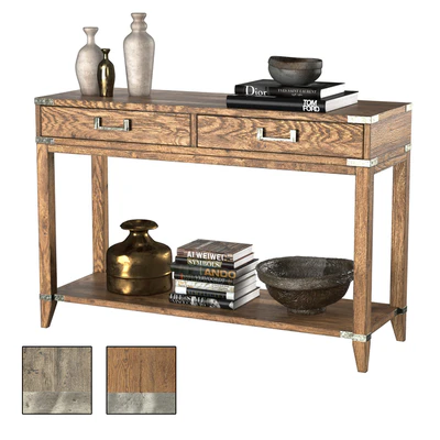 CAYDEN CAMPAIGN 2-DRAWER CONSOLE TABLE — Вид 1