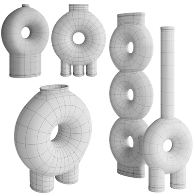 FAINA KUMANEC set of vases — Ver 4