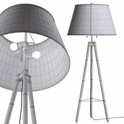 Ralph Lauren IRWIN FLOOR LAMP IN EBONY RL1720EB-L — Ver 3