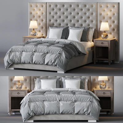 Restoration Hardware / Edie Tufted Bed Collection — Вид 1