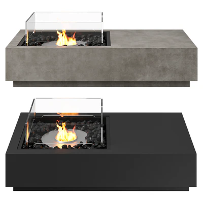 Manhattan 50 EcoSmart Fire Pit Table | Fireplace — Ver 4