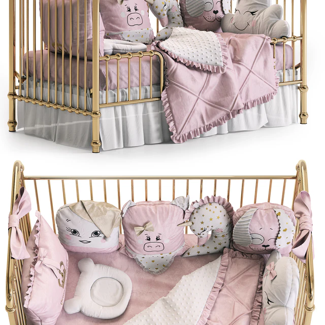 Incy Interiors ELLIE COT - ROSE GOLD bed — Скачать