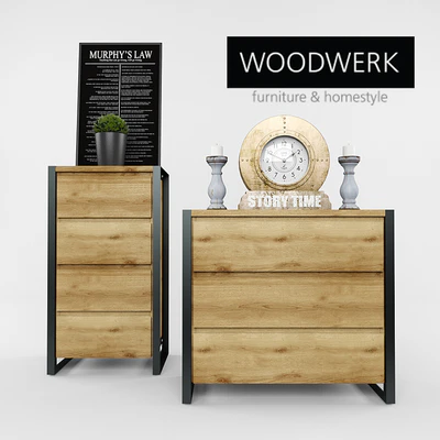 Woodwerk furniture series Cambridge1 — Ver 3