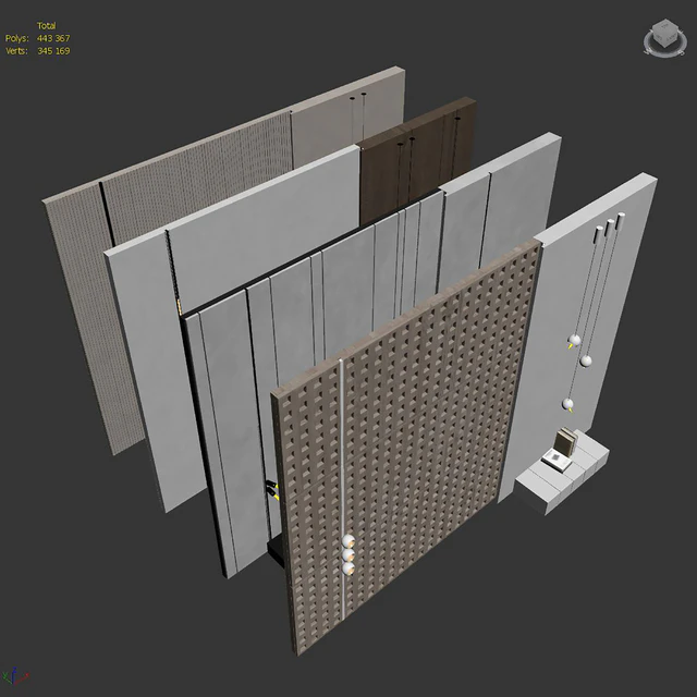 Decorative wall panel set 76 — Descargar