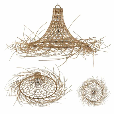 Bazar Bizar MYKONOS Rattan lampshade — Вид 1