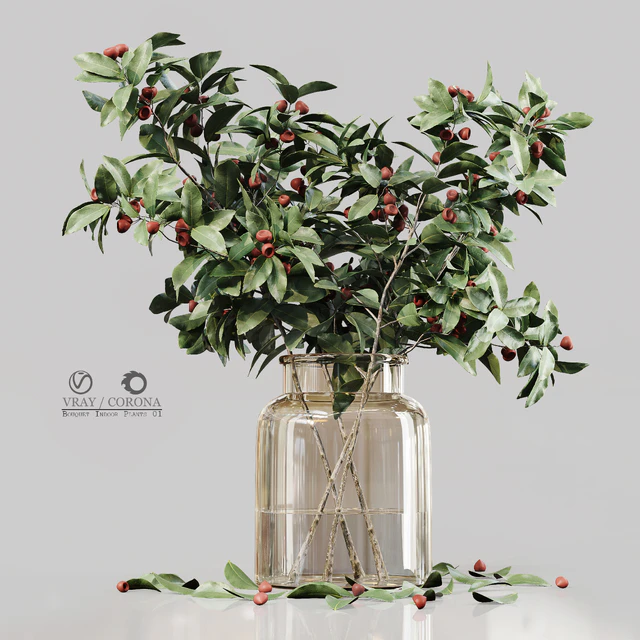 Bouquet Indoor Plants 01 — Descargar