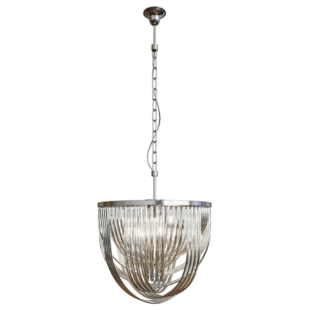 Chandelier fine glass / silver 20MD3279-6 Chandelier fine glass / silver — Descargar