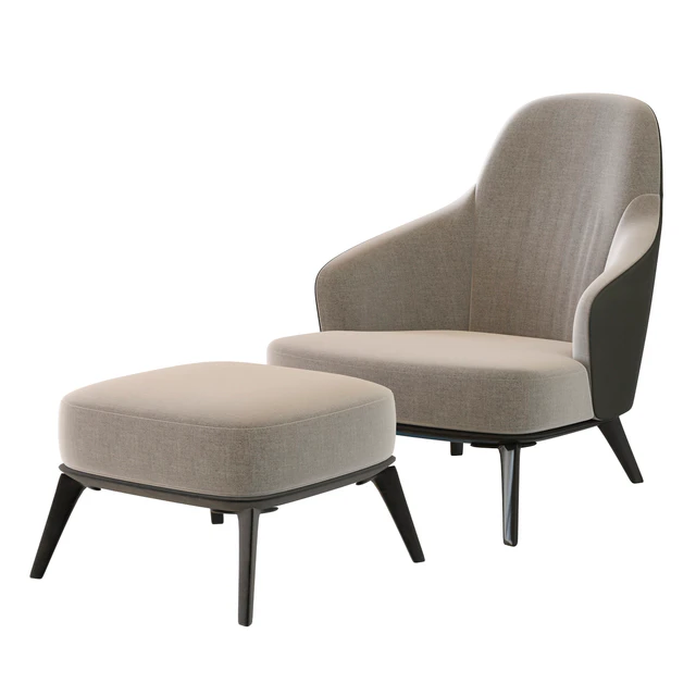 leslie armchair minotti 02 — Скачать