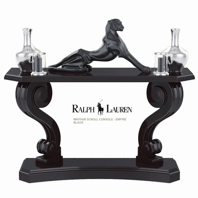 Ralph Lauren mayfair scroll console Eichholtz Cheetah — Ver 1