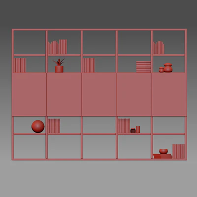 Wardrobe with decorative set 2 — Вид 2
