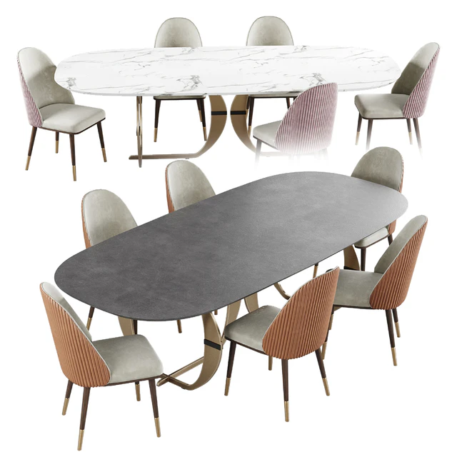 Capital Collection CONVIVIO Oval dining table and Chair — Descargar