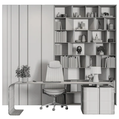 Boss Desk - Office Furniture 484 — Ver 2