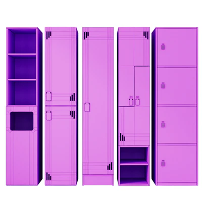 Locker room lockers 006 — Ver 2