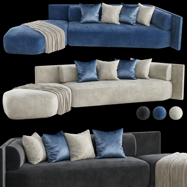 EKO Meridienne Sofa — Скачать