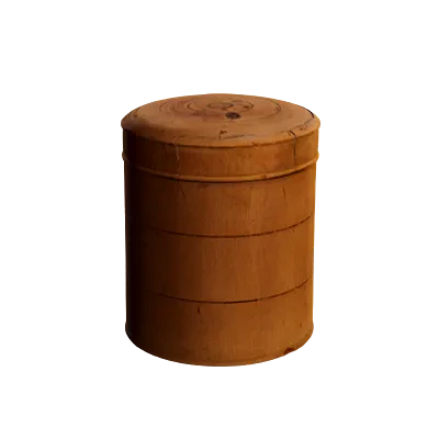round wooden box 001 — Descargar