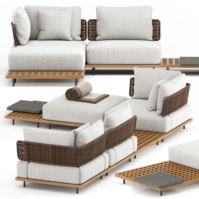 QUADRADO OUTDOOR SOFA by Minotti — Descargar