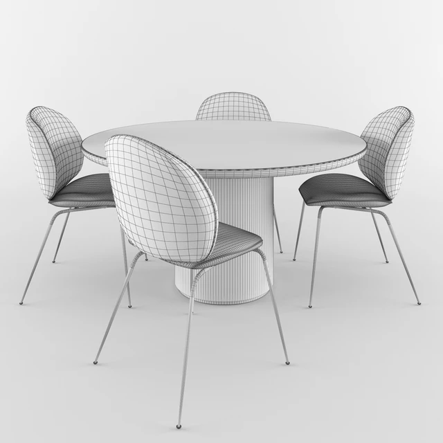Table and chairs — Скачать