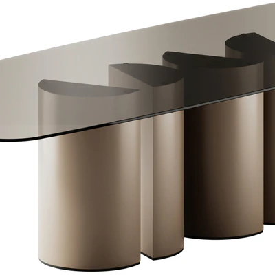 Plai Rectangular Crystal Table by Eforma — Ver 5