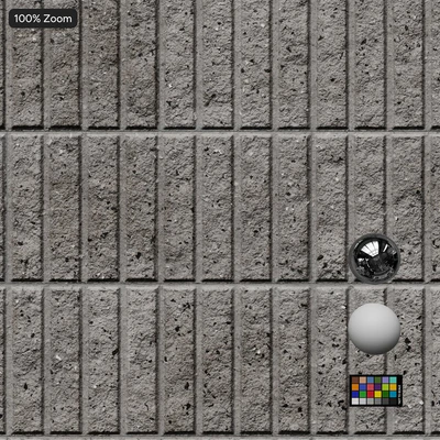 fluted concrete block wall texture — Вид 4