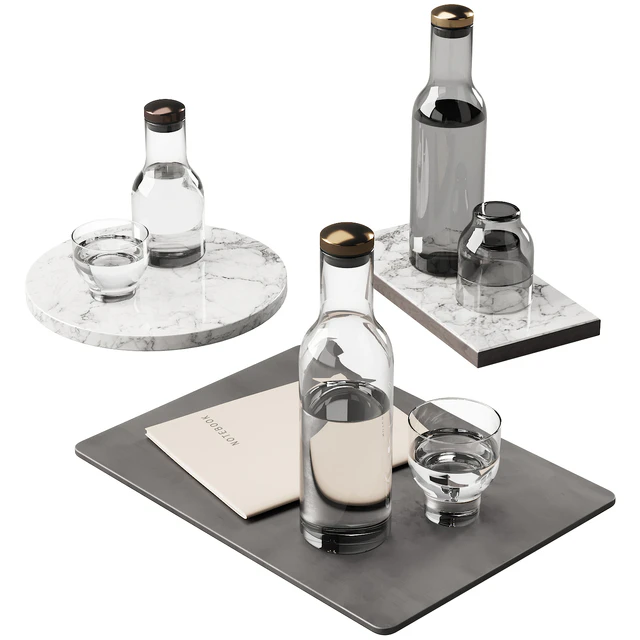 136 dishes decor set 09 MENU Bottle Carafe by Norm P01 — Descargar