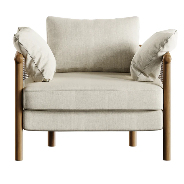 Sydney Cane Armchair by Soho Home — Скачать