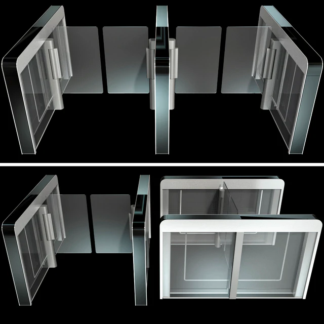 Сенсорные турникеты c раздвижными створками /  Sensor sliding gate turnstiles — Скачать