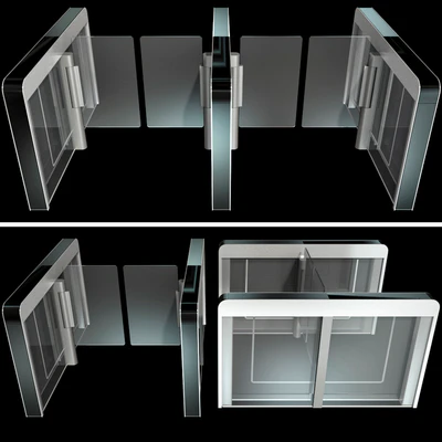 Сенсорные турникеты c раздвижными створками /  Sensor sliding gate turnstiles — Вид 5