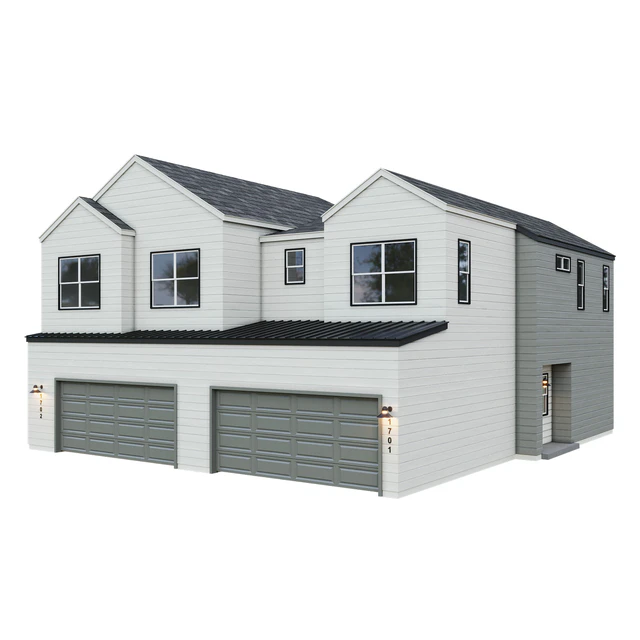 Low Poly American House 02 — Скачать
