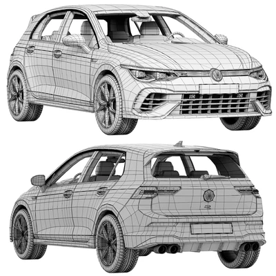 Volkswagen Golf 8 R 2022 — Вид 4