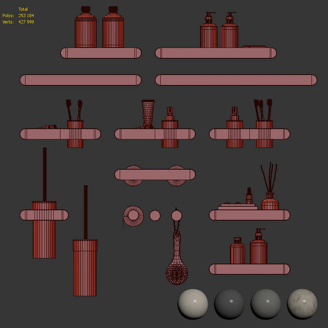 Moon bathroom accessories by Rexa — Descargar