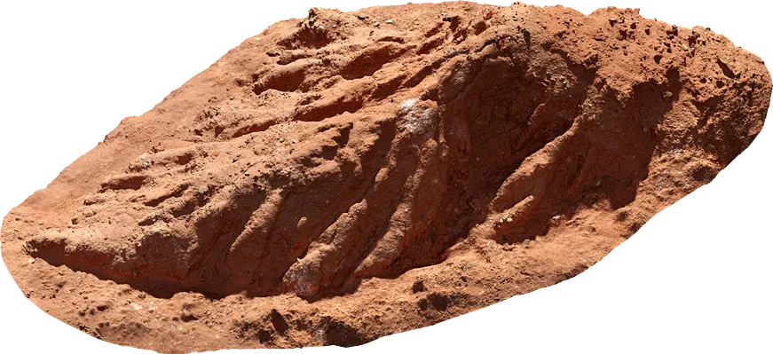 desert western slope mud erosion 001 — Скачать
