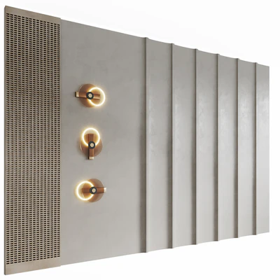 Decorative wall panel Coliseum (3 panels) — Ver 5
